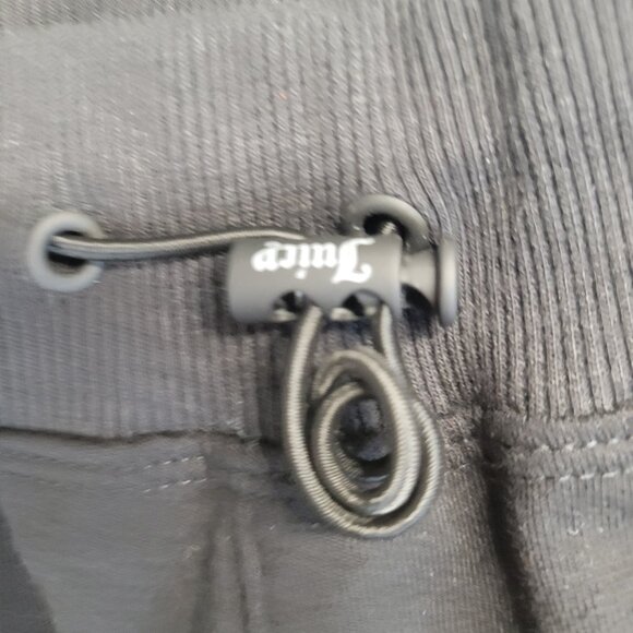 NWT‎ Juicy Couture Sport Side Jogger Womens Size Medium Black Rainbow Logo - Picture 6 of 16